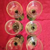 Set of 6 wine glasses