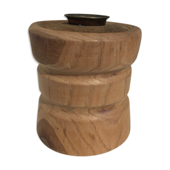 Wooden candlesticks