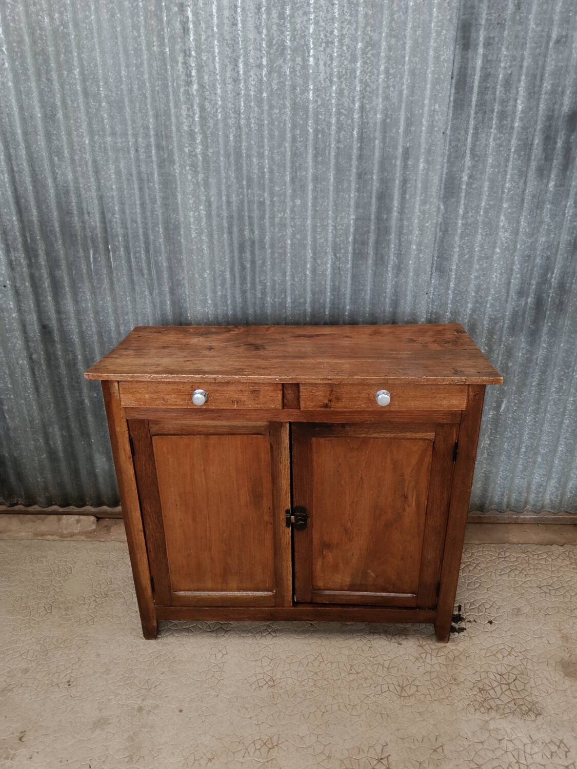 Parisian vintage wooden sideboard