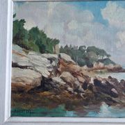 SESTON Paul Oil on Canvas Representing the Wild Coast circa 1950