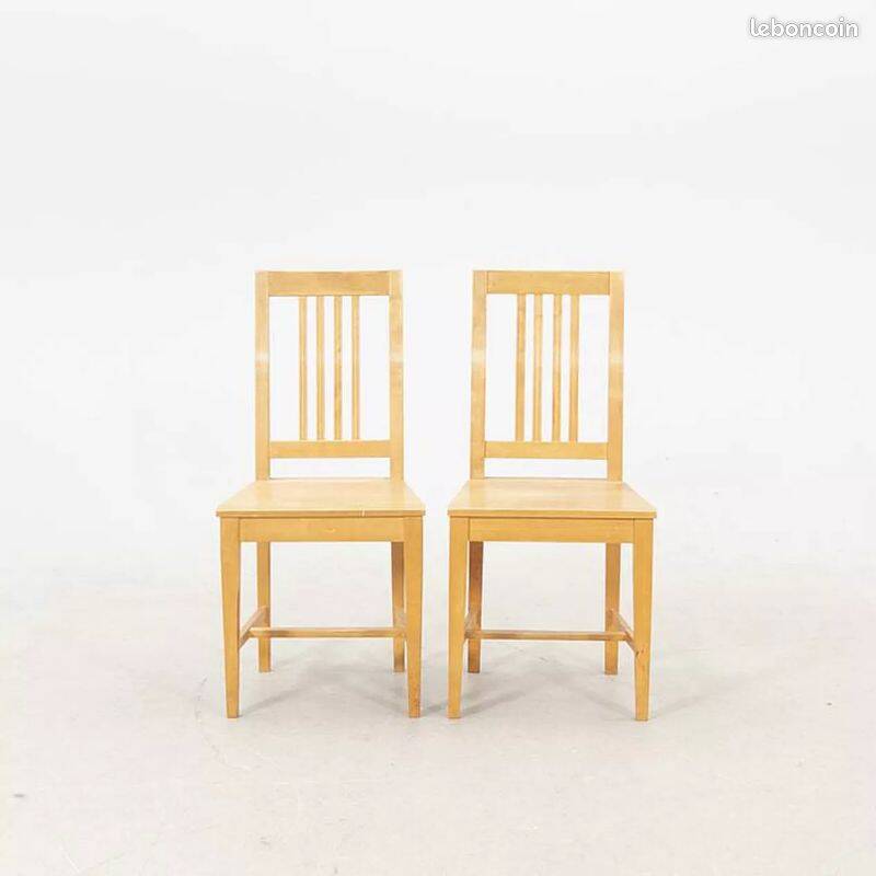 Chairs (6) birch Sweden 1960
