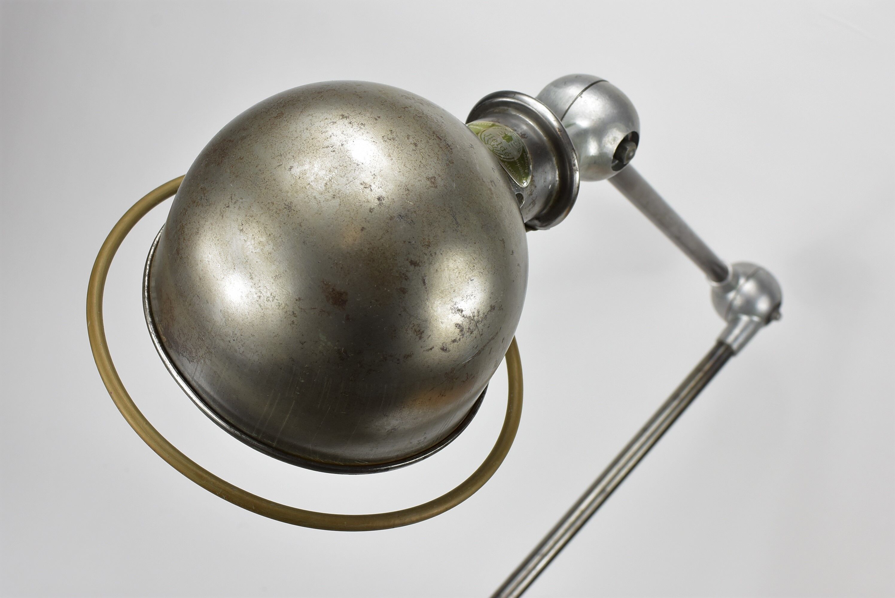 Jielde industrial lamp, on its support.
