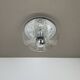 27cm "Wave" ceiling Wall Light by Koch and Lowy, Peill & Putzler, Germany
