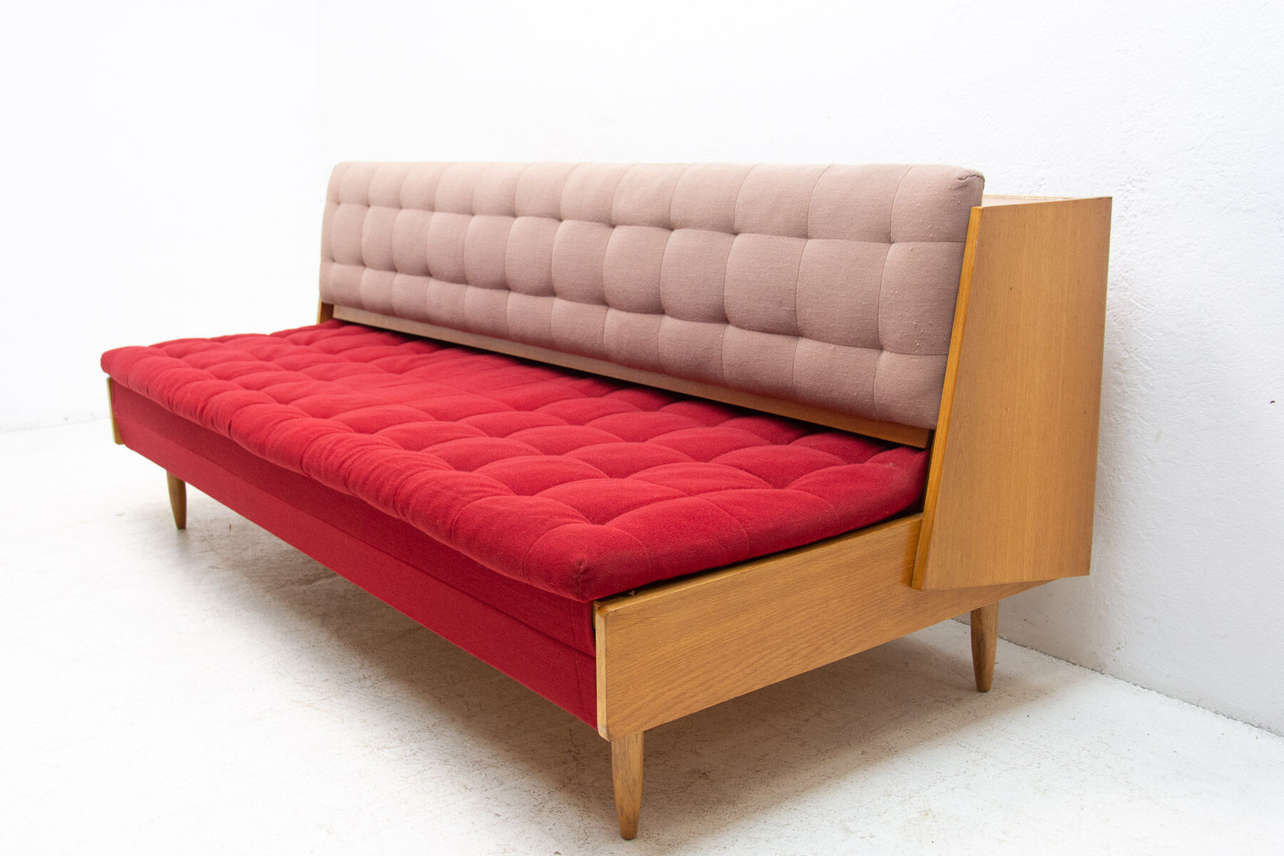 Mid century folding sofabed, 1960´s, Czechoslovakia