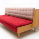Mid century folding sofabed, 1960´s, Czechoslovakia