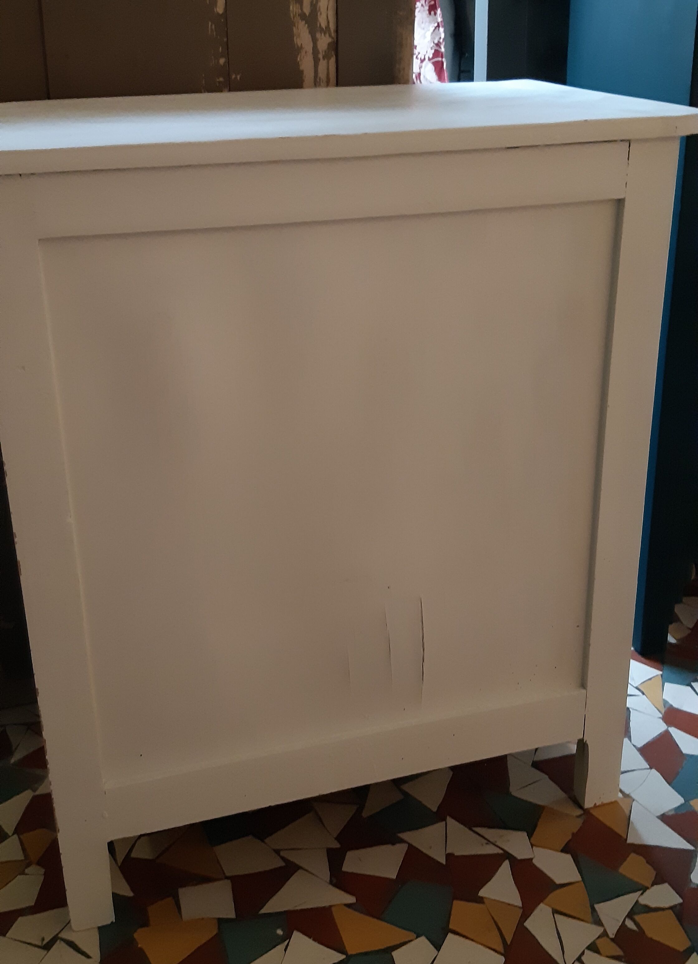 Parisian buffet white chalk jam