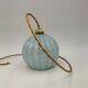 Clichy blue glass pendant light