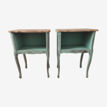 Weathered nightstands