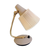 Bedside lamp with pleated day blinds, vintage 60