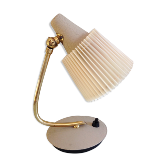 Bedside lamp with pleated day blinds, vintage 60