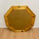 Large octagonal pine mirror, Scandinavian, 1980.