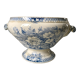 salad bowl Terre de Fer Digoin Sarreguemines model "Planter" late nineteenth