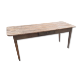 Table 181 cm de ferme merisier et chêne