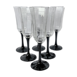 Flûtes à champagne Luminarc Octime style art déco