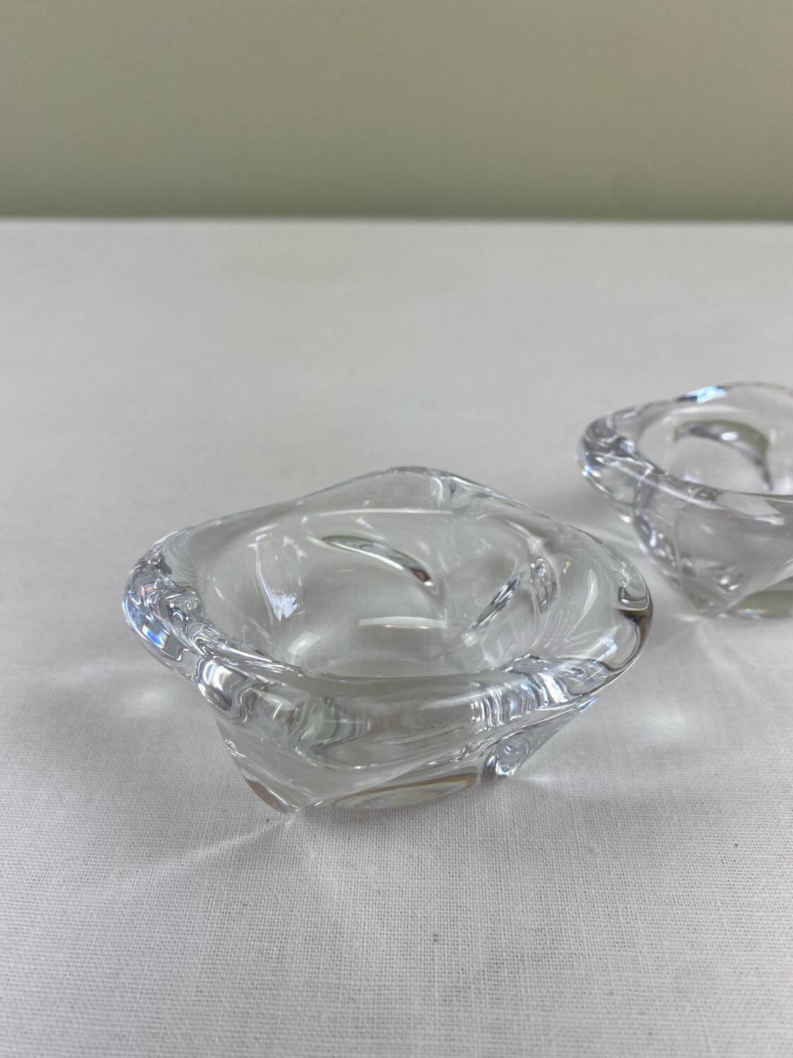Bayel crystal salt cellars