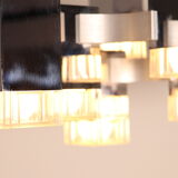 Ceiling light model 'Cubic' with 13 light units by Sciolari - Italy - 1970's