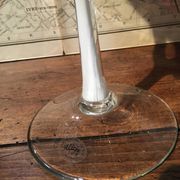 Coupe en verre étiré "Alicja" Pologne années 70