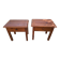 Paire chevets pin couleur miel vintage