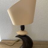 Stylised boat lamp on the wave - Louis Drimmer - 1970s