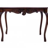 Table en noyer antique datant d'environ 1880, France. Après rénovation.