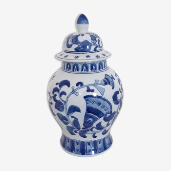 Old lid pot - asian porcelain - herbalism-1970-80