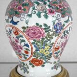Porcelain lamp of china and brass – early twentieth century