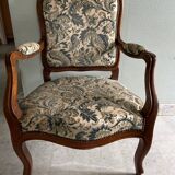 Louis Philippe style cabriolet armchair