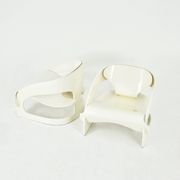Paire de Fauteuils Model 4801 par Joe Colombo pour Kartell, 1960s
