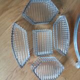 Durinox art deco mirror aperitif tray