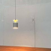 Fyrtønden pendant lamp, minimalist Danish modern mid-century by Asger Bay Christiansen for Lys, 1960s.