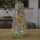 Colorful Italian ceramic mosaic pattern vase, 1960s