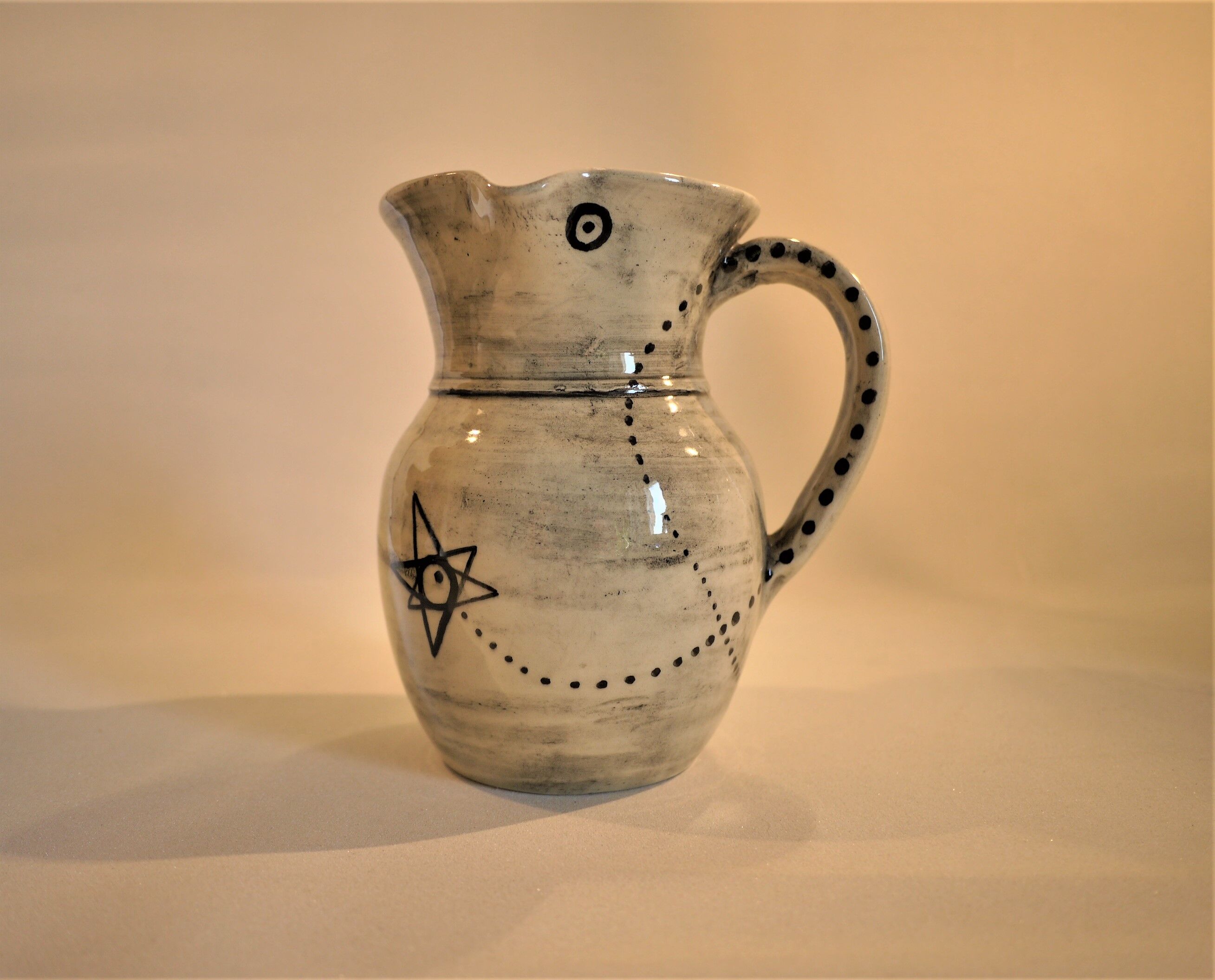 Vintage vase Jean Varoqueux 50s