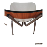 Set of 4 chairs in two-tone formica