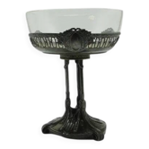 AGS Art Nouveau Plate, glass, Quist, Germany, early 20th century