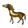 Golden bronze horse statuette