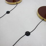 Pair of art deco floor lamps, Czechoslovakia 1940s