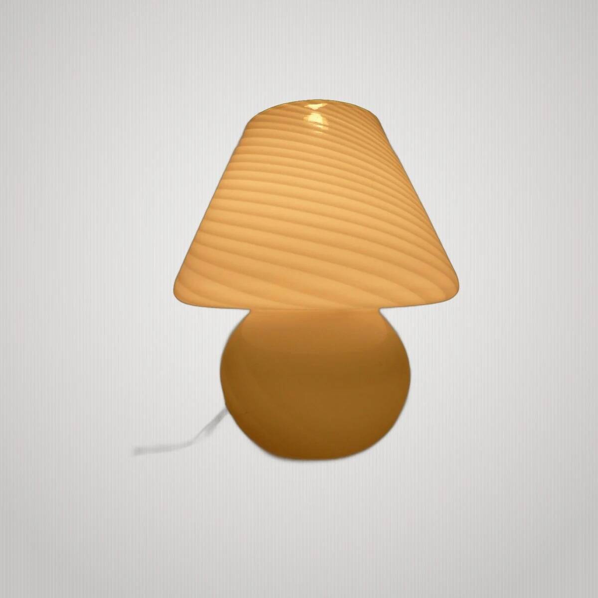 Mushroom Table Lamp known as Murano Vintage Lighting Fixture