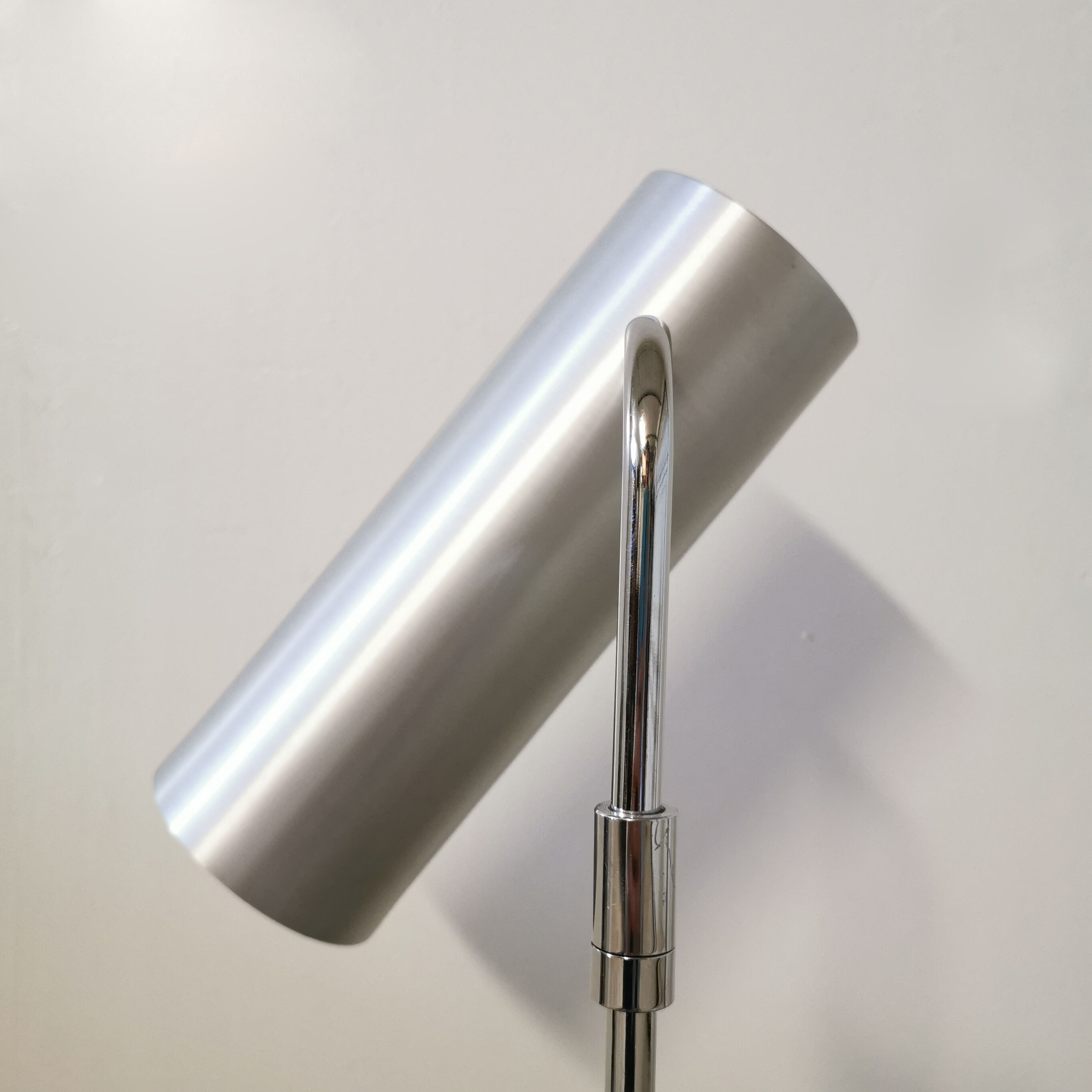 Swiss aluminium lamp, Baltensweiler, 1970