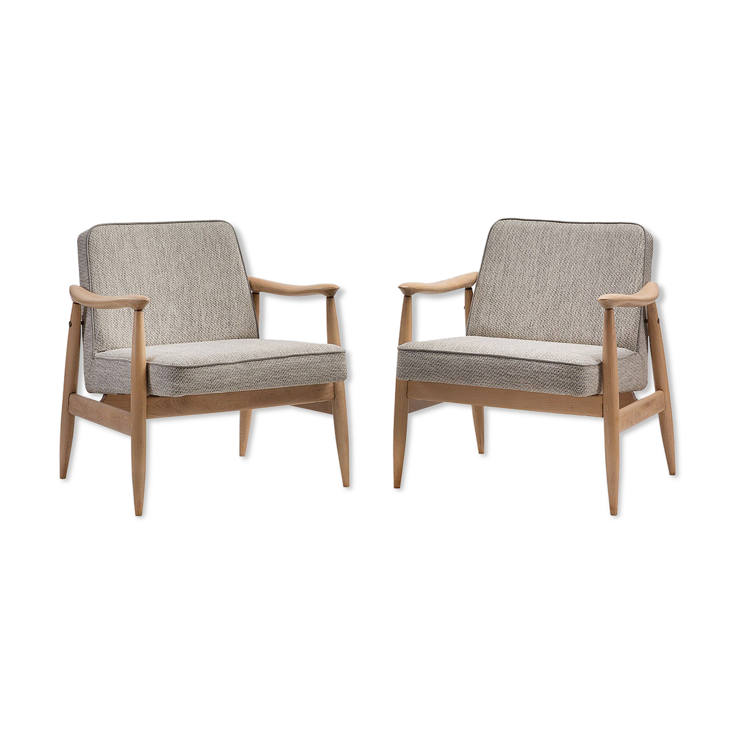 Pair of type 300-203 GFM-87 armchairs
