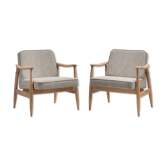 Pair of type 300-203 GFM-87 armchairs