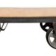 Black Industrial Coffee Table Cart, 1960s