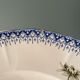 Set of 12 flat plates Terre de Fer St Amand and Hamage