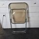 Folding office chair in smoked plexiglass by Giancarlo Piretti, Castelli edition