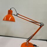 Orange vintage desk lamp