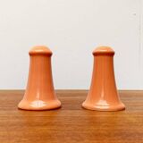 Postmodern ceramic salt and pepper shakers by Gallo Design for Villeroy & Boch, set of 2.