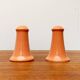 Postmodern ceramic salt and pepper shakers by Gallo Design for Villeroy & Boch, set of 2.