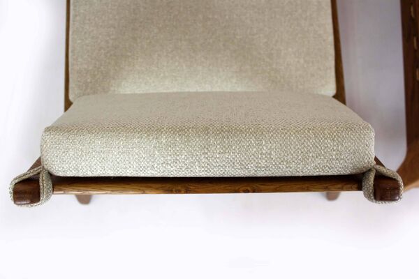 Chaises de chasse scandinaves du milieu du siècle restaurées par Kristiansson, années 1950.