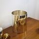 Vintage champagne bucket Lancel, France 1970's