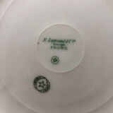 Flat porcelain plate from Limoges F Legrand