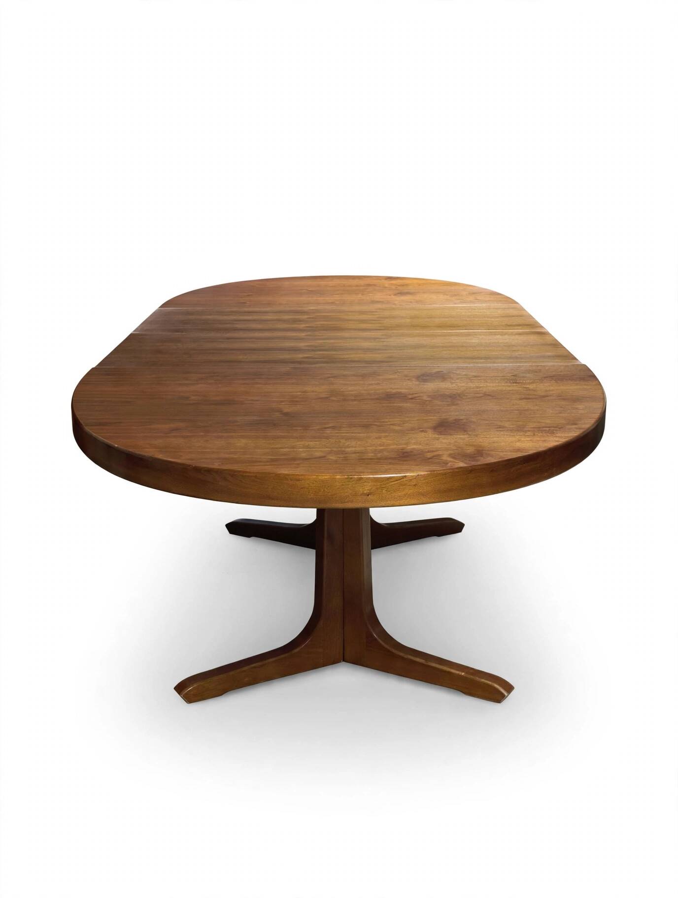 Table à manger ovale vintage 6 personnes, années 70s